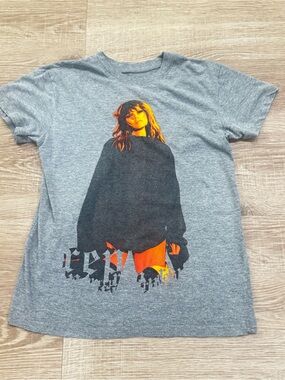 Taylor Swift Reputation Era Collection Graphic Tee Gray Band Shirt Medium